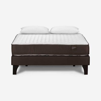 Cama Europea Rosen 2 Plazas Ergo T + 2 Almohadas Light Americana