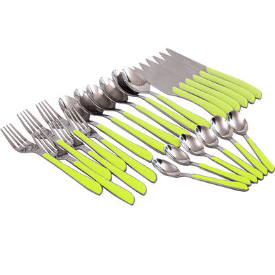 Imagen 1 del producto Juego de Cuchillería Doral Colorful 24 Piezas Verde