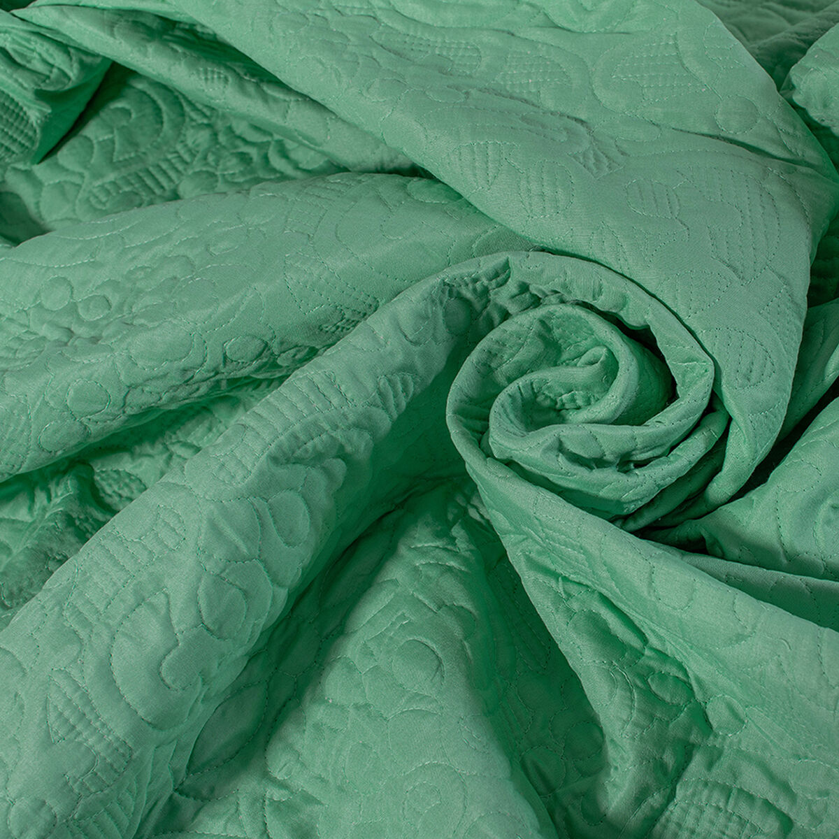 Quilt Doral 1,5 Plazas Verde Elegance