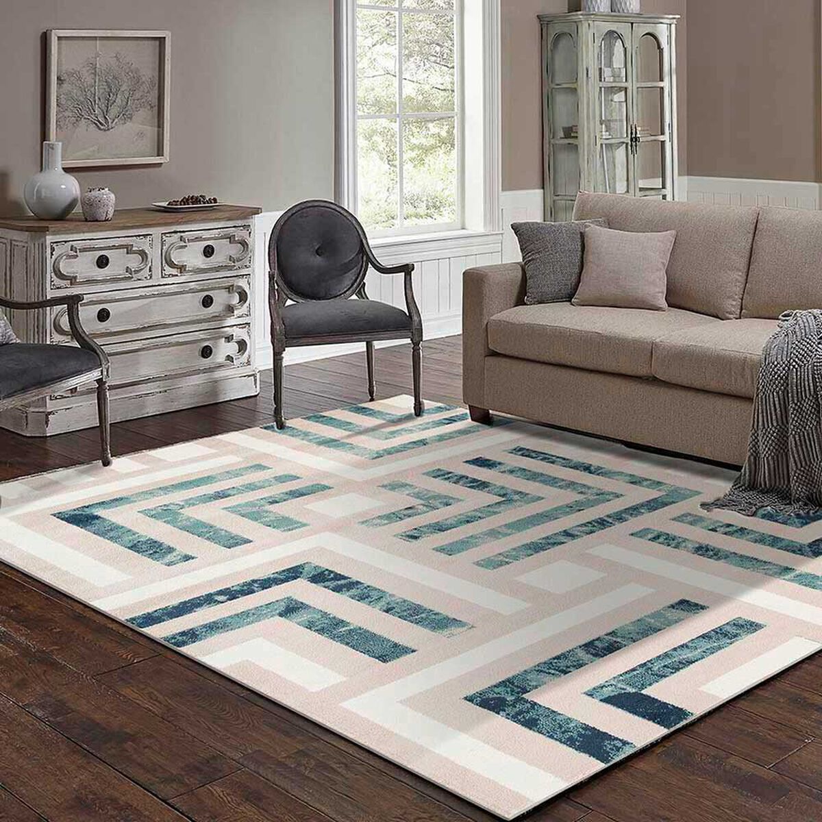 Alfombra Idetex Jungle Azul 160 x 235 cm