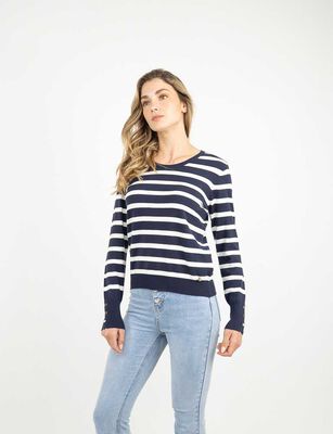 Imagen 1 del producto Sweater Mujer Zibel Azul-Print