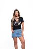 Polera Chocker Mujer Rock Caviar