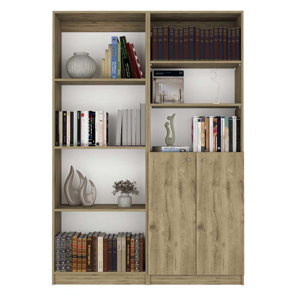 Estante + Estante 2 Puertas TuHome Home Macadamia