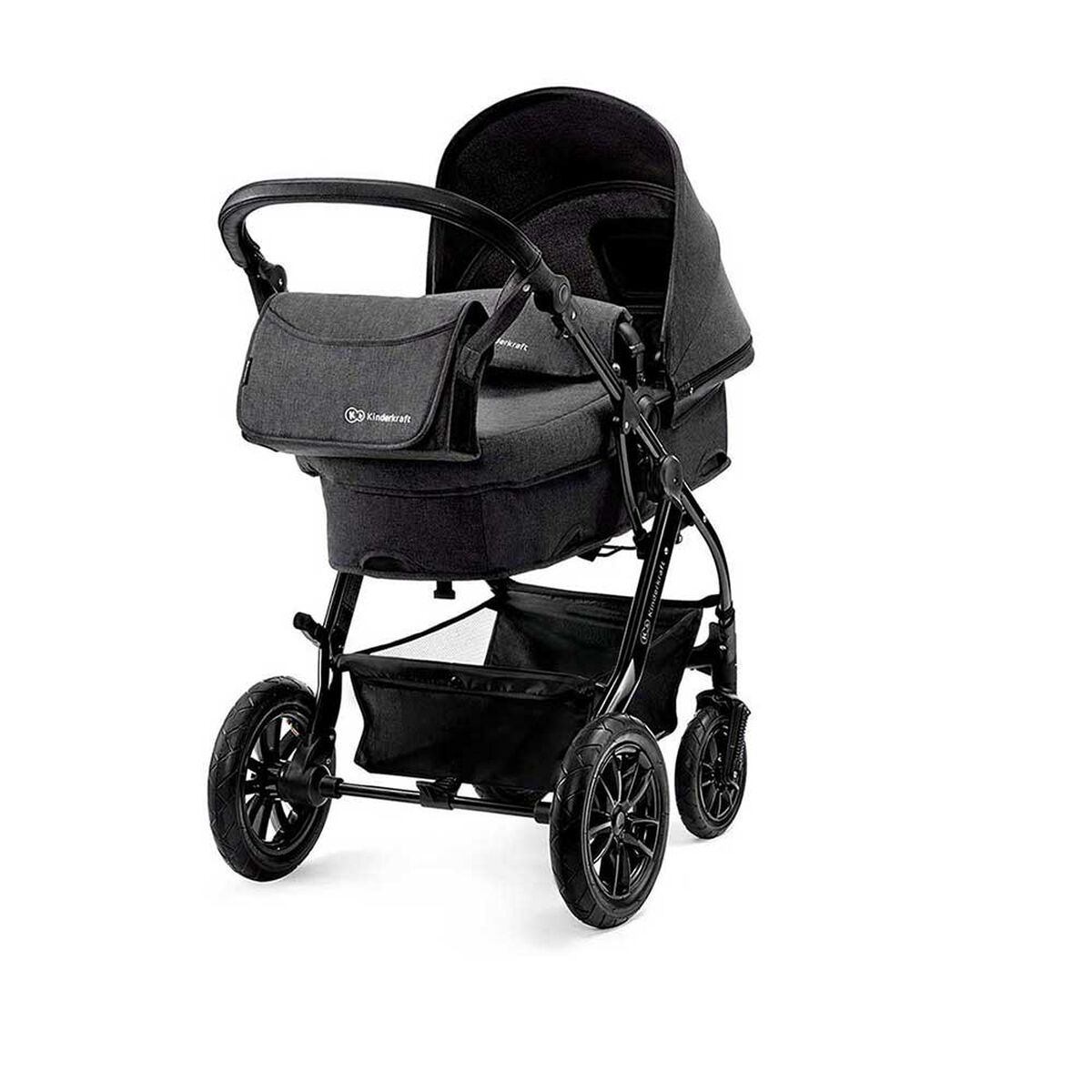 Coche de Paseo Moov 2 en 1 Negro Kinderkraft