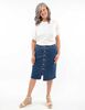 Falda Midi Denim Mujer Portman Club