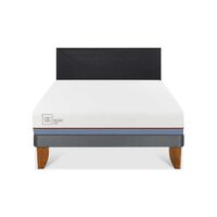 Cama Europea CIC 2 Plazas Excellence Plus + Respaldo Villarrica Negro