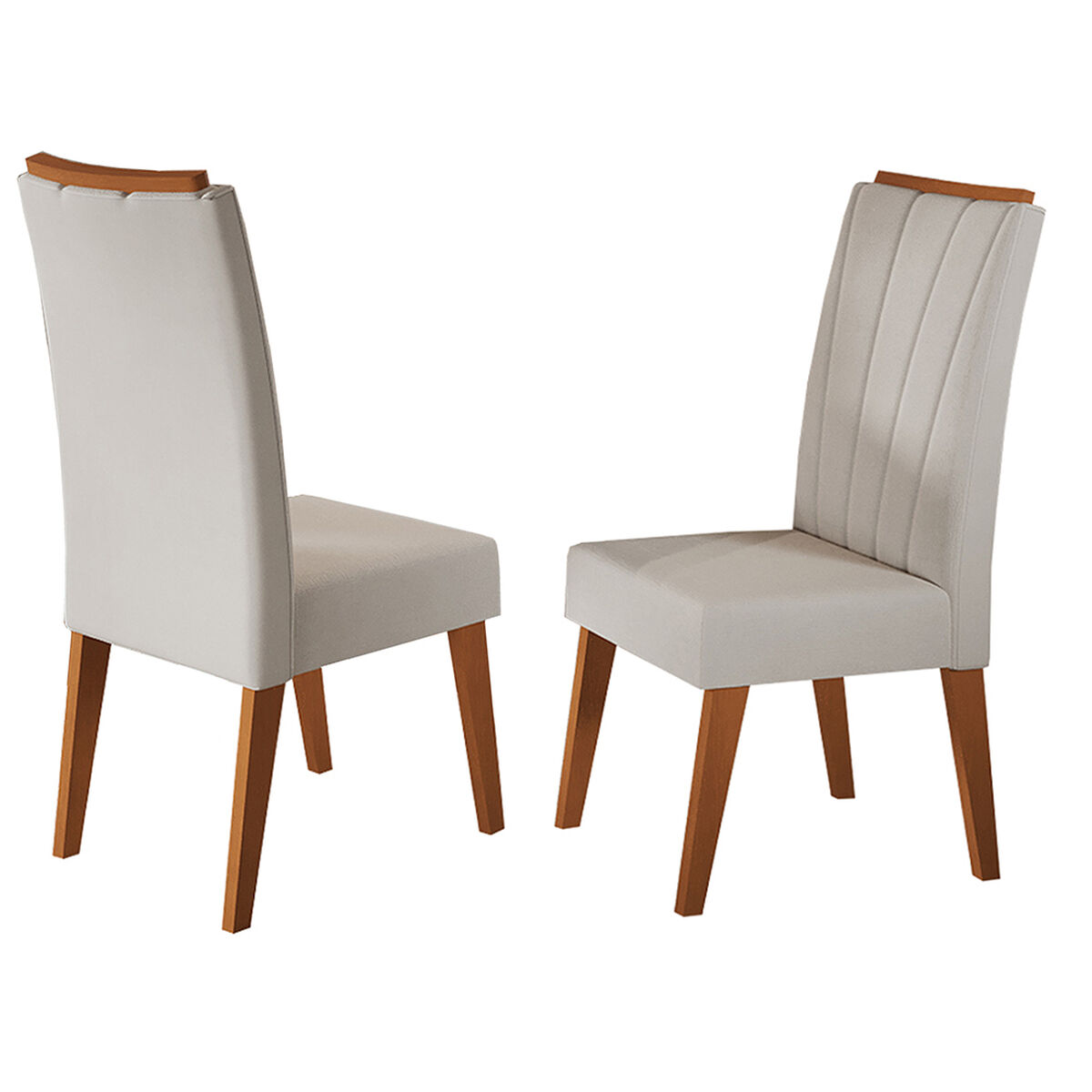 Juego de Comedor Di Poretti Munique 8 Sillas Beige