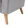 Sofá Vekkahome Alvin 1 Cuerpo Gris Claro Pastel