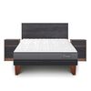 Cama Europea CIC 2 Plazas Anatomic + Respaldo + 2 Veladores Espresso