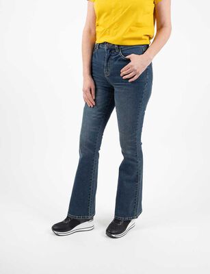 Imagen 1 del producto Jeans Flare Mujer Portman Club Azul, Celeste, Crudo