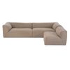 Seccional CIC Relax Sillón 1 Cuerpo + Dos Sofás 2 Cuerpos Natural