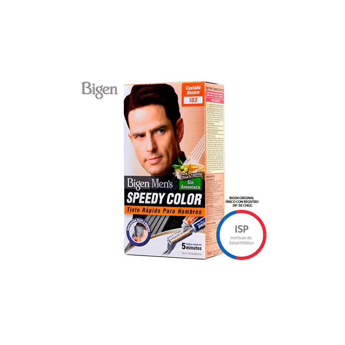 Tinte Rápido Para Hombres 103 Castaño Oscuro