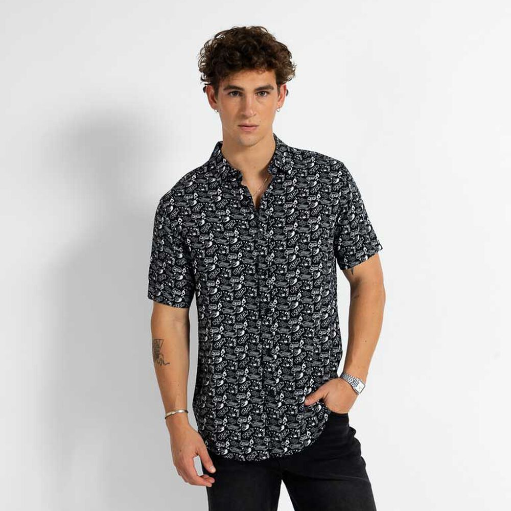 Camisa Manga Corta Hombre Icono