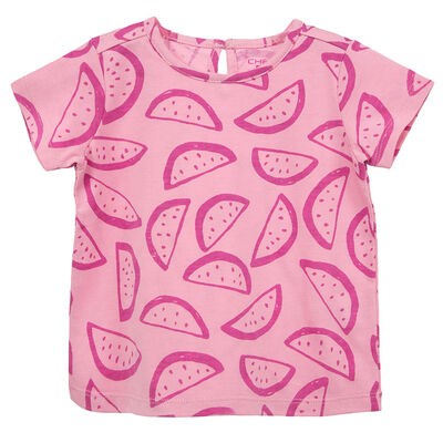 Imagen 1 del producto Polera Manga Corta Chess Baby blanco, lila, rosado