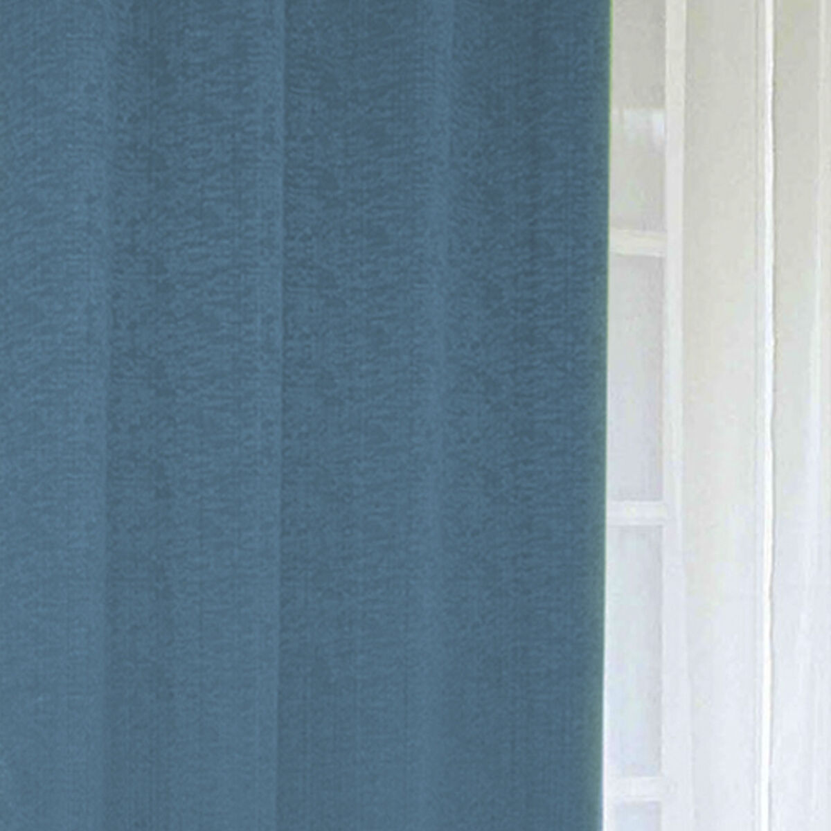 Combo Cortinas Doral Camila 220 x 140 cm Azul Petroleo