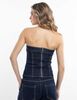 Blusa Corset Denim Mujer Zibel