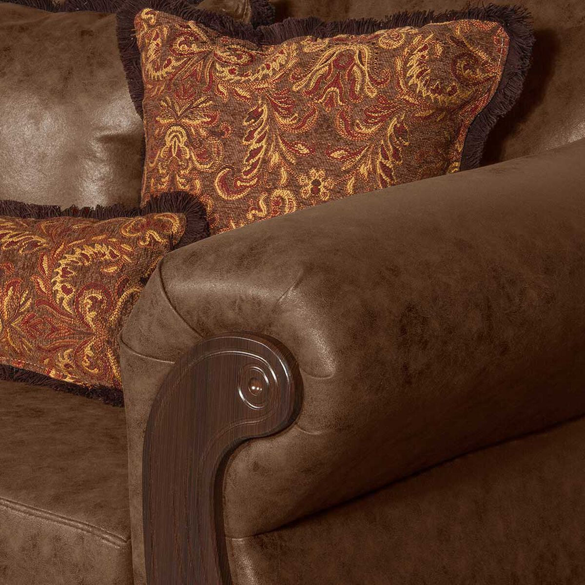 Juego de Living Black Factory Estambul 4 Cuerpos Café