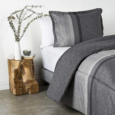 Imagen 2 del producto Plumón Estampado Cannon 1,5 Plazas Moka