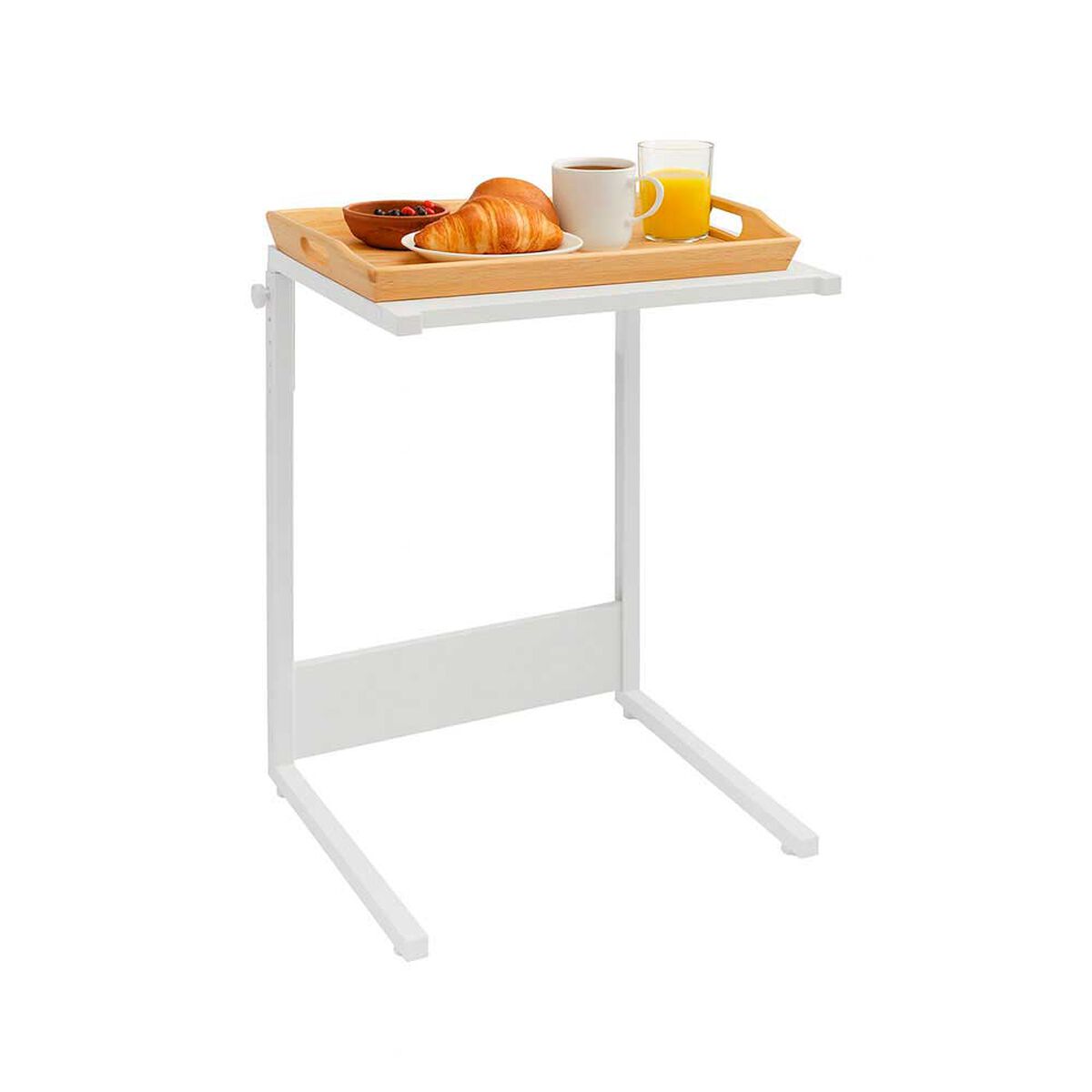 Mesa Port&aacute;til Multiuso Vekkahome Porter Patas Blanca