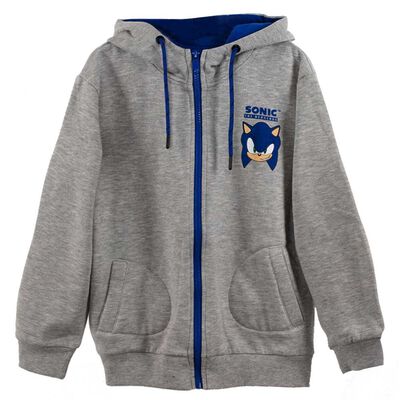 Polerón con Gorro de Algodón Niño Sonic
