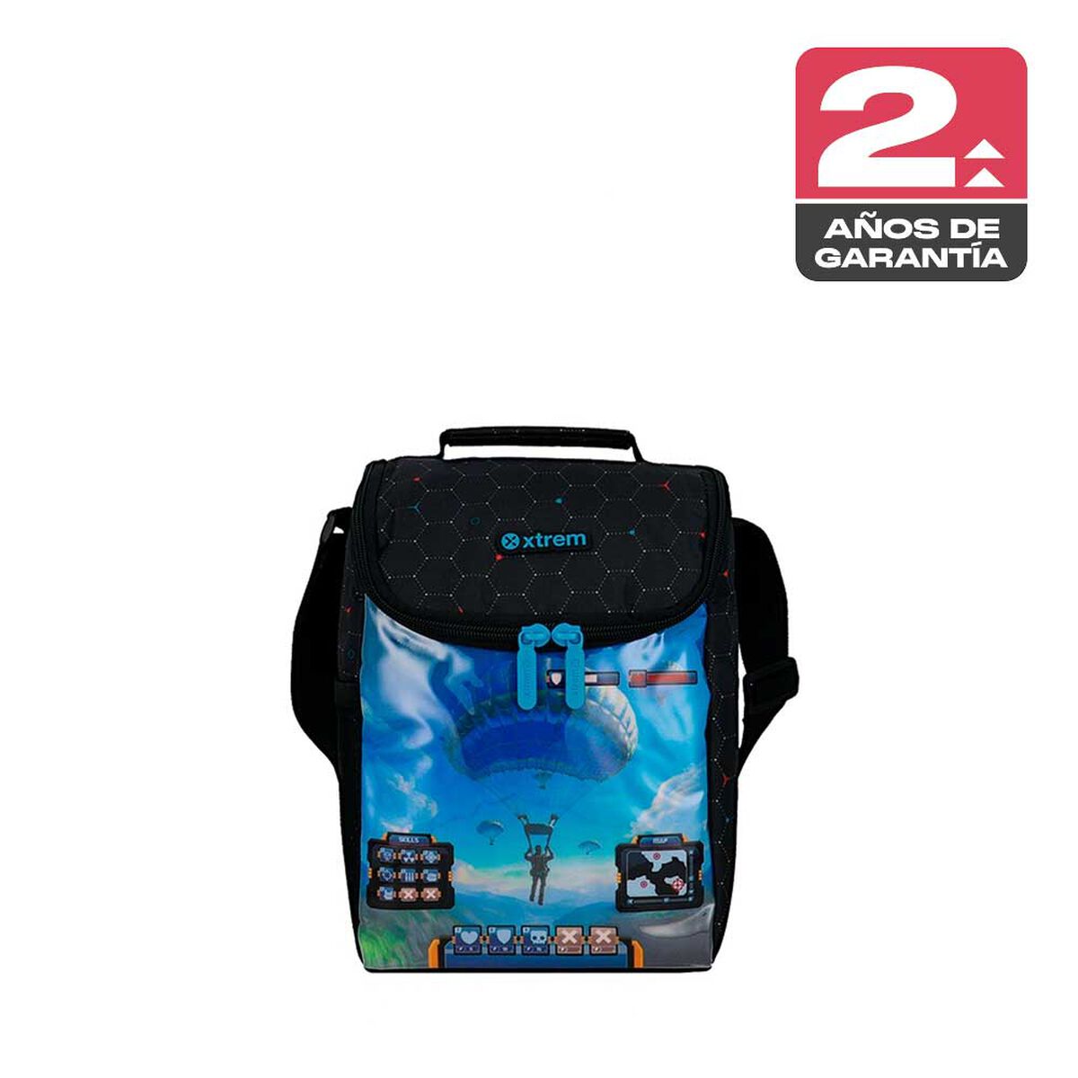 Lonchera T&eacute;rmica Xtrem Froster 6XT Videojuego Negro