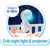Movil Bebe Proyector Musical 3 en 1 Azul Infantino