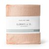 Frazada Poliéster Elements & Co 2 Plazas Soft Flannel Toasted Rose