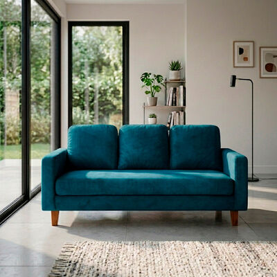 Sof&aacute; Latam Home Venecia 3 Cuerpos Azul Petr&oacute;leo