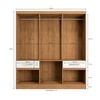 Closet Yardas Liliana 6 Puertas 4 Cajones Freij&oacute; Blanco
