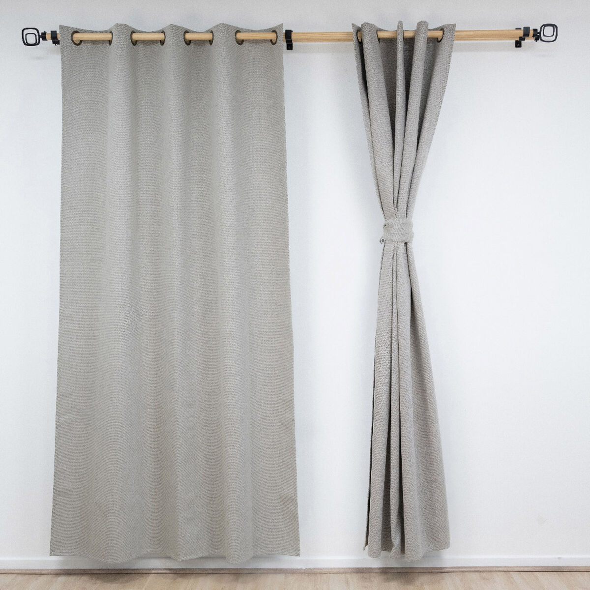 Juego de Cortina Blackout Doral Varsovia 140x220 cm Taupe