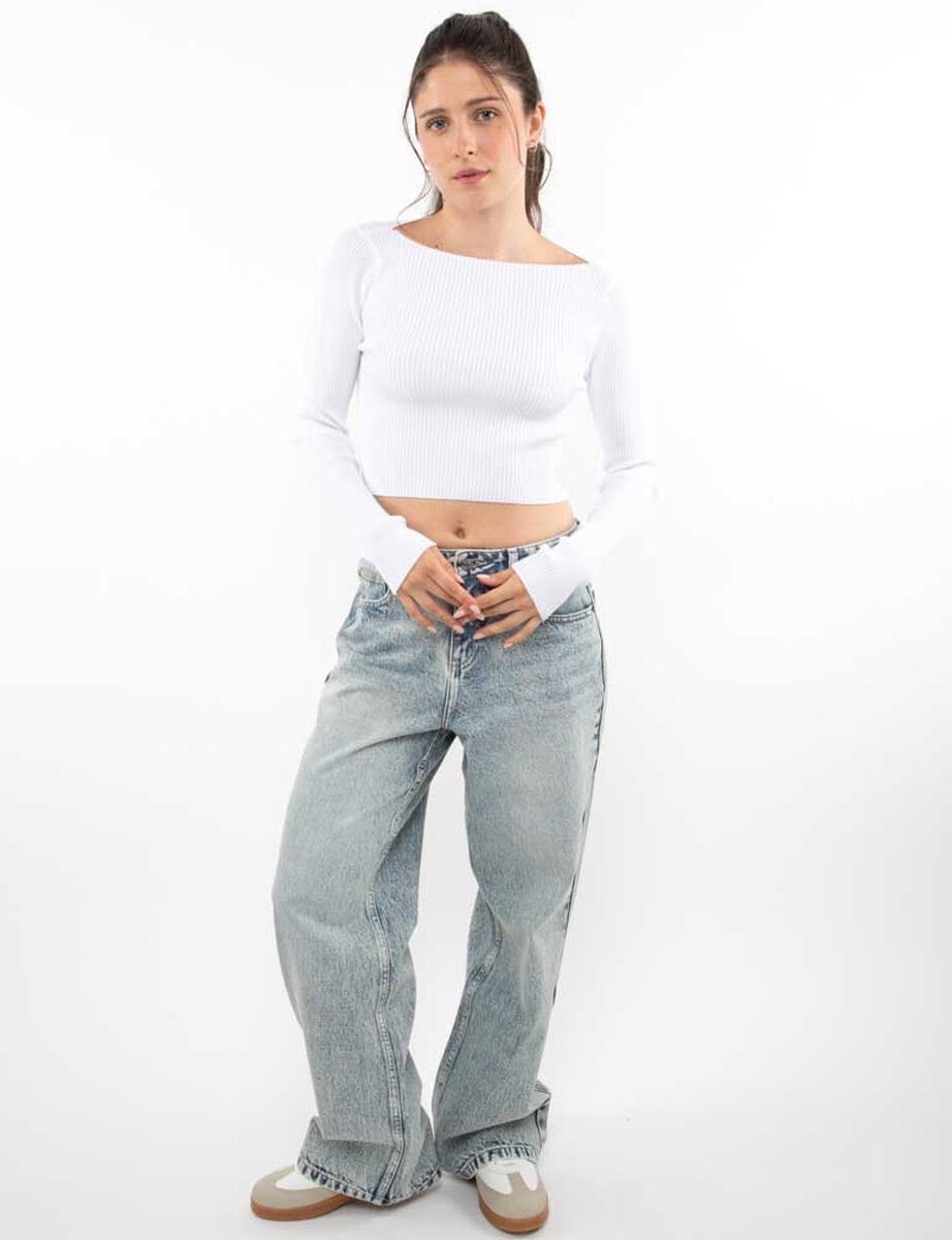 Sweater Crop Mujer Icono