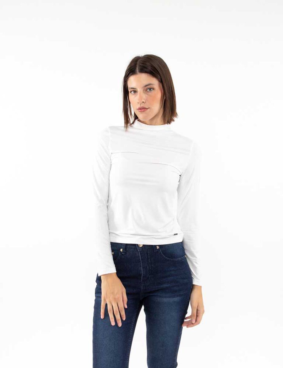 Polera Manga Larga Mujer Fiorucci