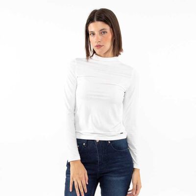 Polera Manga Larga Mujer Fiorucci