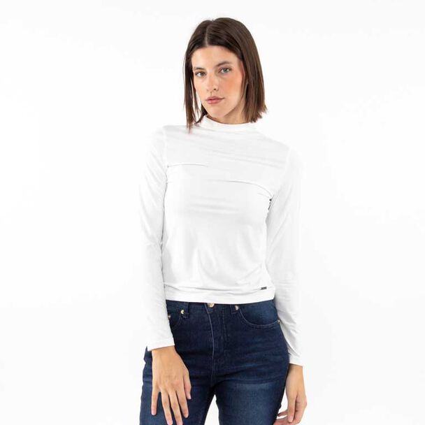Polera Manga Larga Mujer Fiorucci