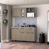 Combo Modulo Inferior con Lavaplatos + Modulo Superior TuHome Hasselt Gris Rovere