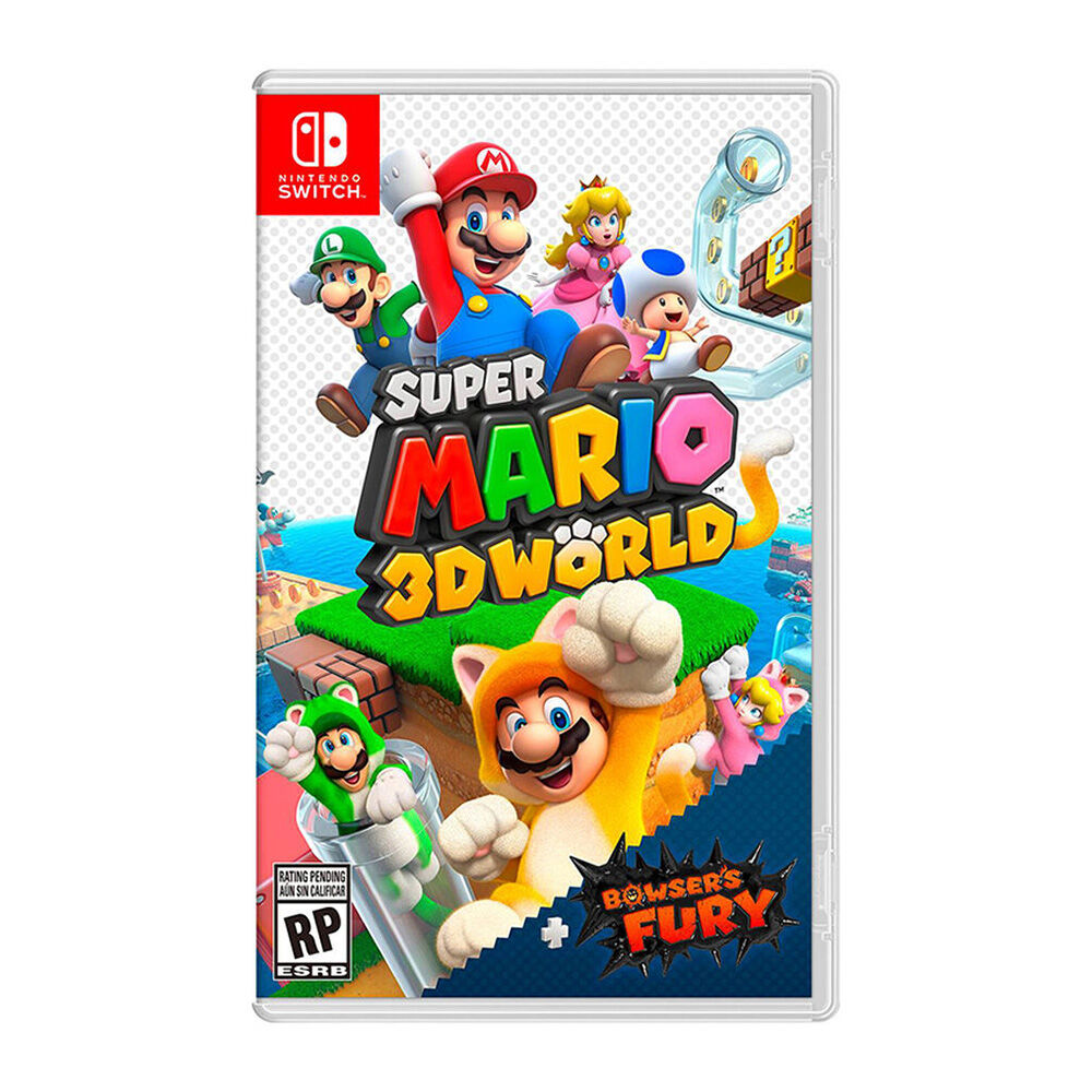 Combo Consola Nintendo Switch Neón + Juego Super Mario 3D World