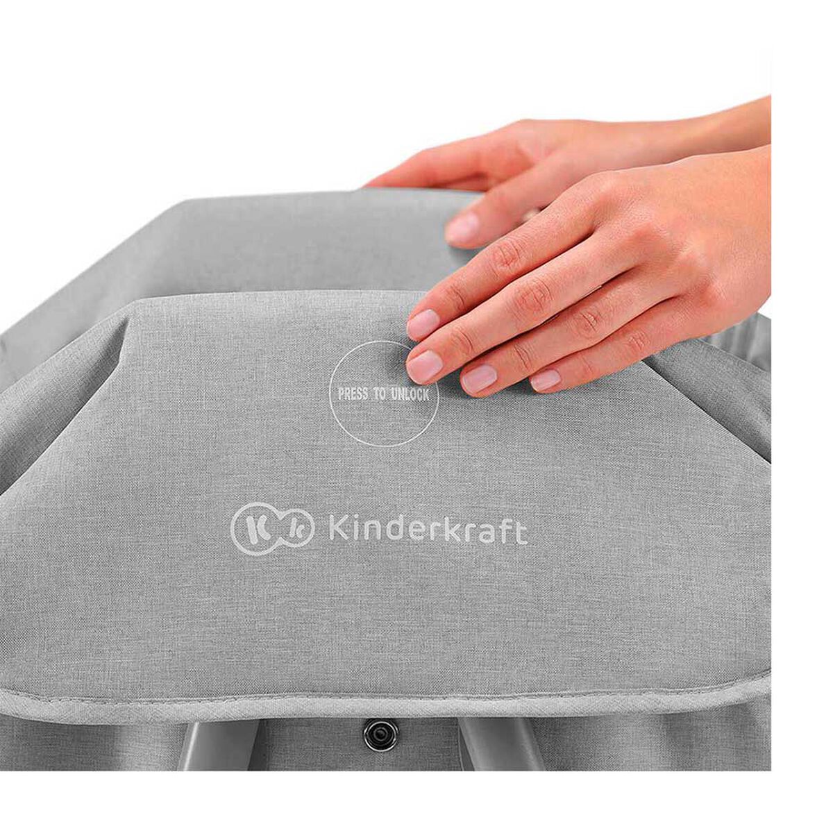 Cuna 3 En 1 Lovi Gris Kinderkraft