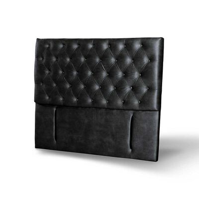 Imagen 2 del producto Respaldo Latam Home 2 Plazas Florencia Cuero Negro