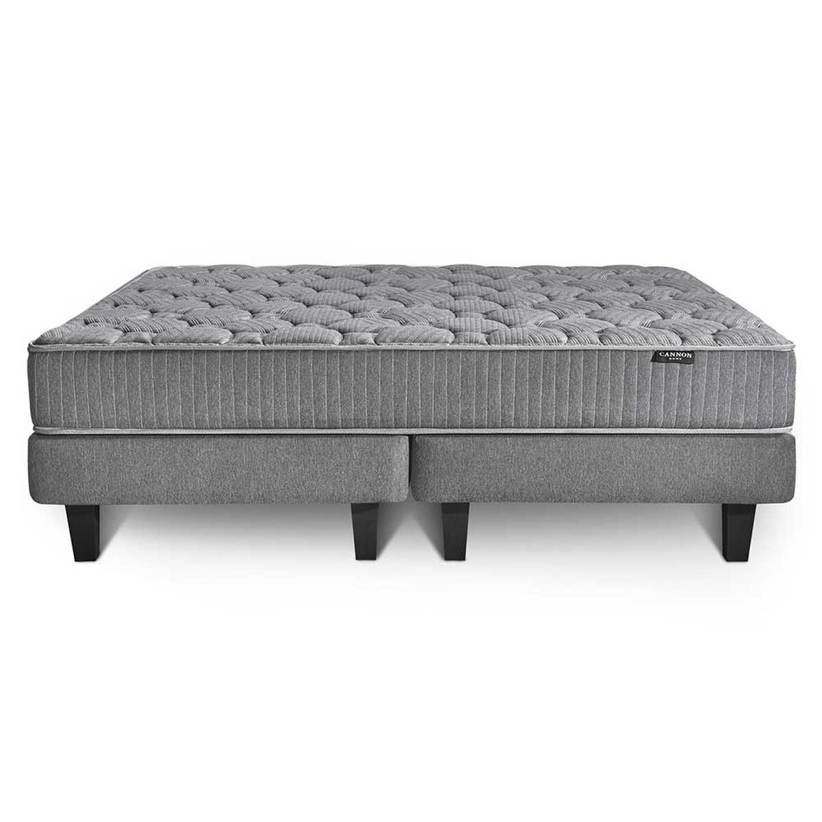 Juegos de Dormitorio Cama Europea Cannon Stout 2 Plazas + 2 Almohadas + 1 Cubrecolchón