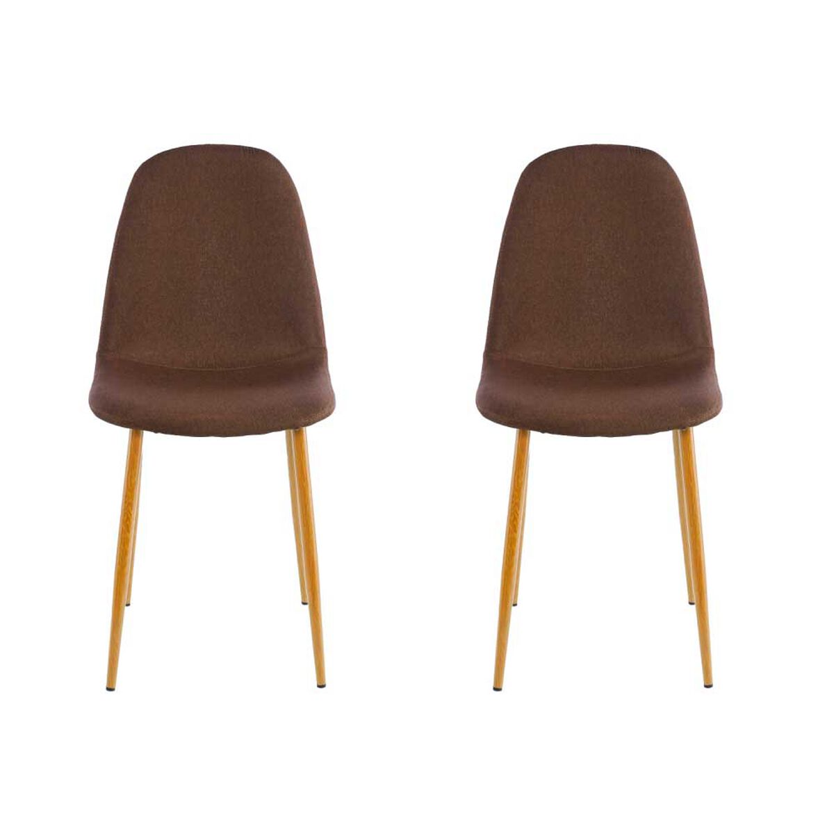 Set 2 Sillas TuHome Concept Café Oscuro