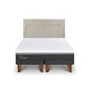 Cama Europea CIC Base Dividida King Ortopedic Advance + Respaldo Milan Alpino