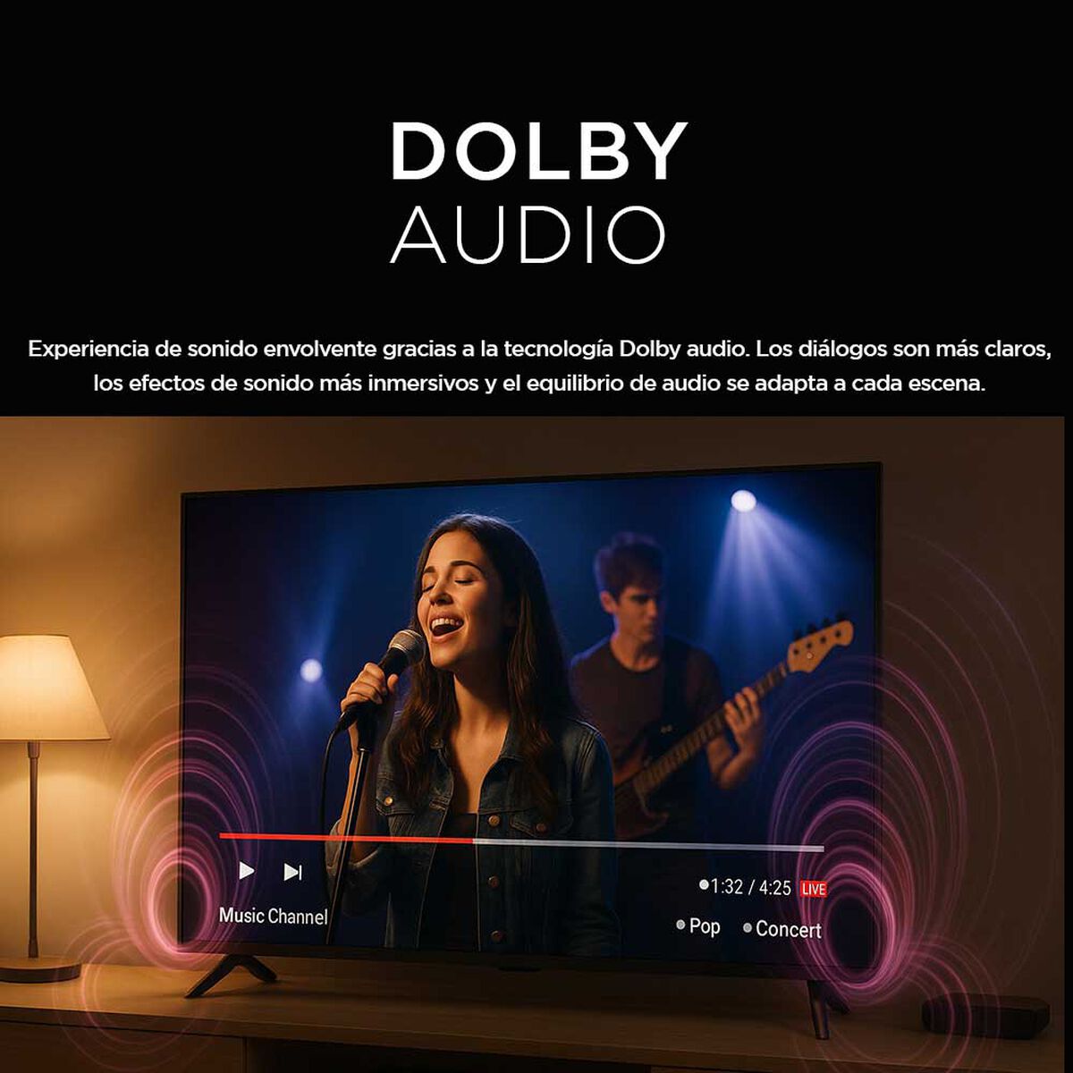 Smart TV LED 32&quot; Caixun HD Google TV C32V1HG