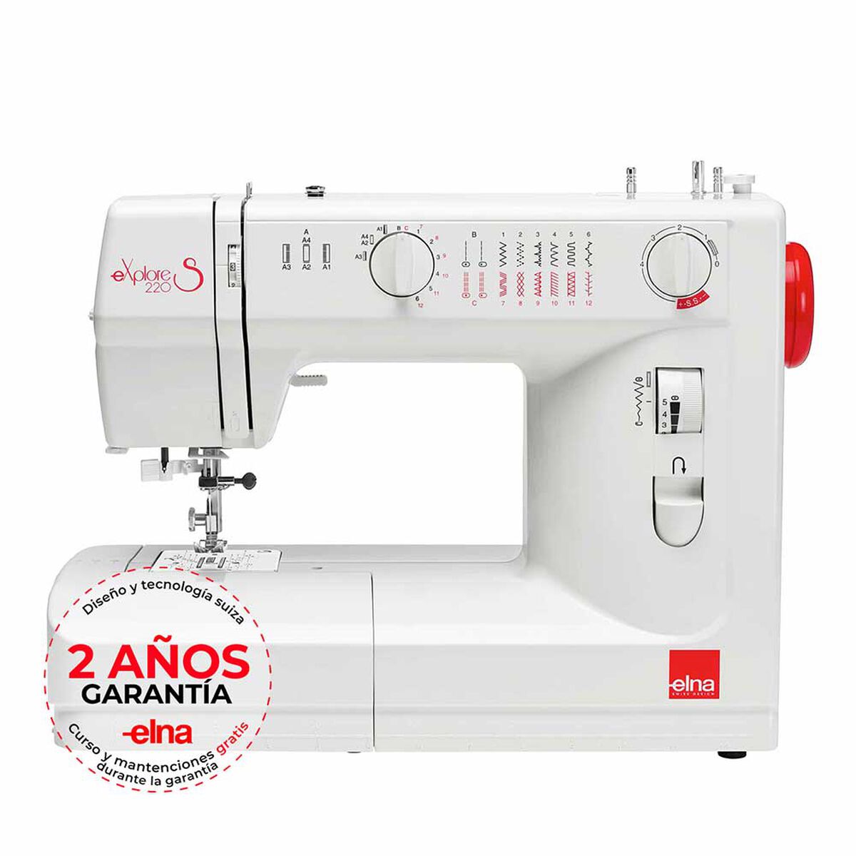 M&aacute;quina de coser mec&aacute;nica  Elna eX220S 60 W