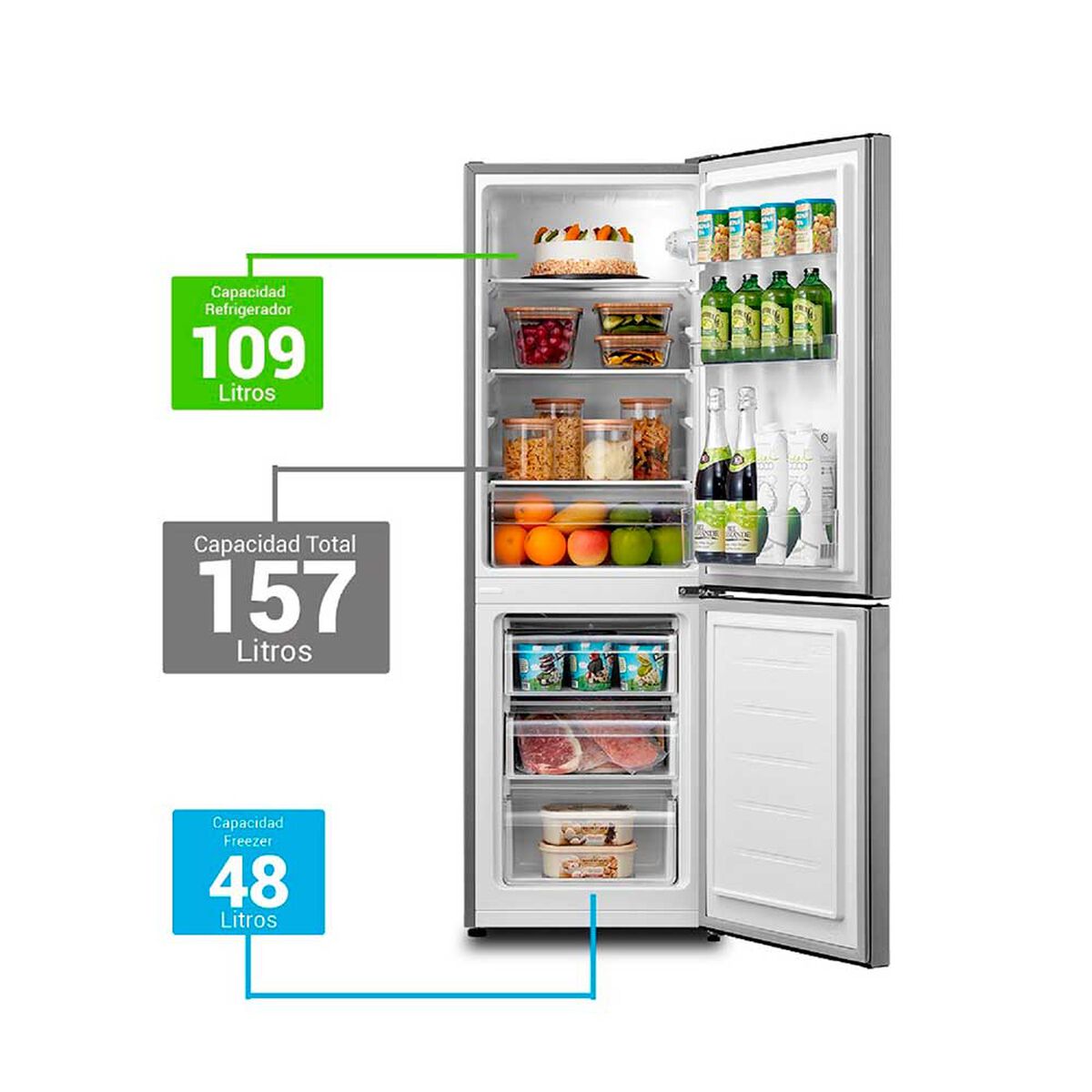 Refrigerador Frío Directo Libero LRB-180DFI 157 lts.