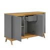 Buffet Amuv Sara 3 Puertas Gris