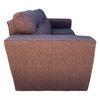 Juego de Living Kea Nize Sofá 3 Cuerpos + Dos Pouf Tela  Café