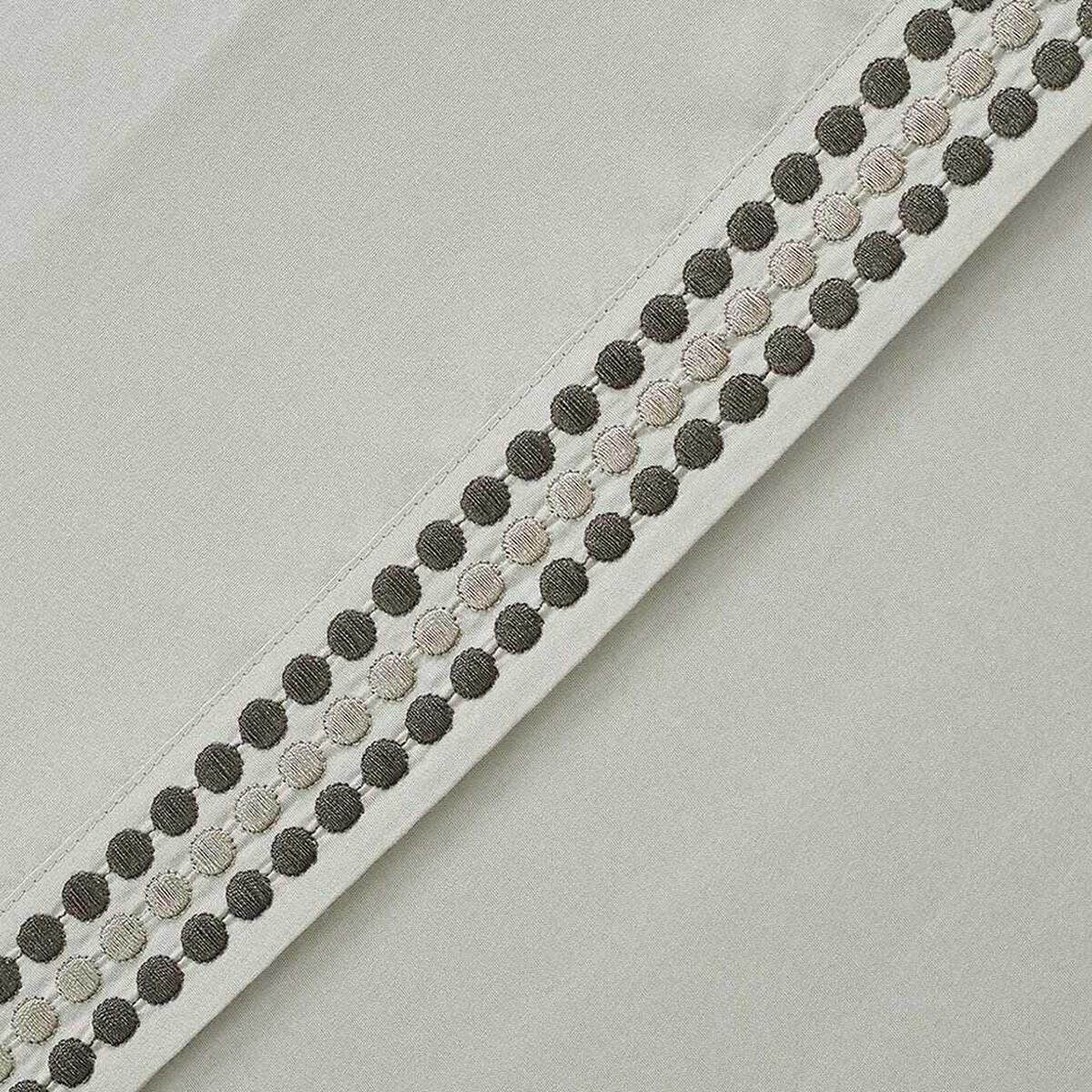 Juego de S&aacute;banas Illusions King Bordada Beige