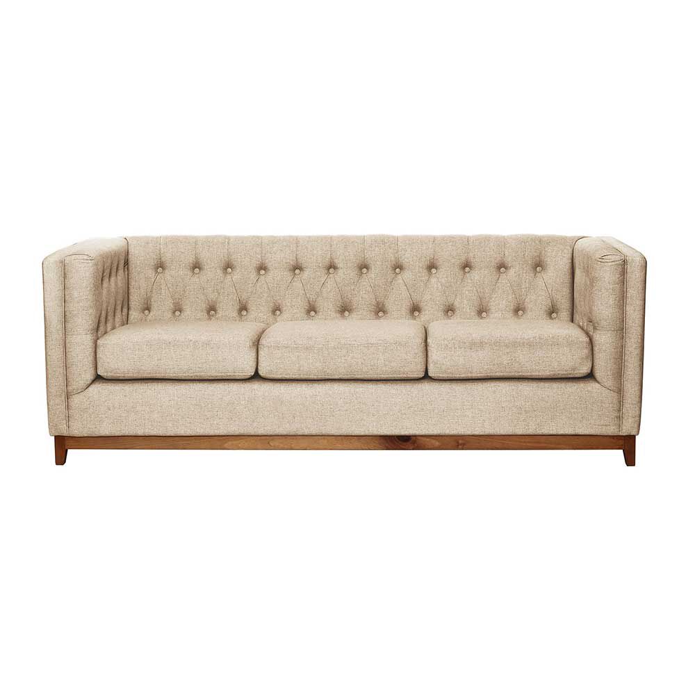 Sofá Latam Home Roma 3 Cuerpos Natural
