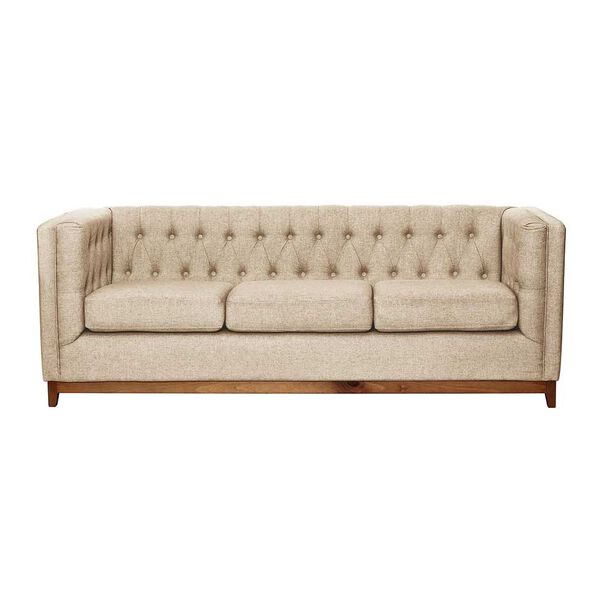 Sofá Latam Home Roma 3 Cuerpos Natural