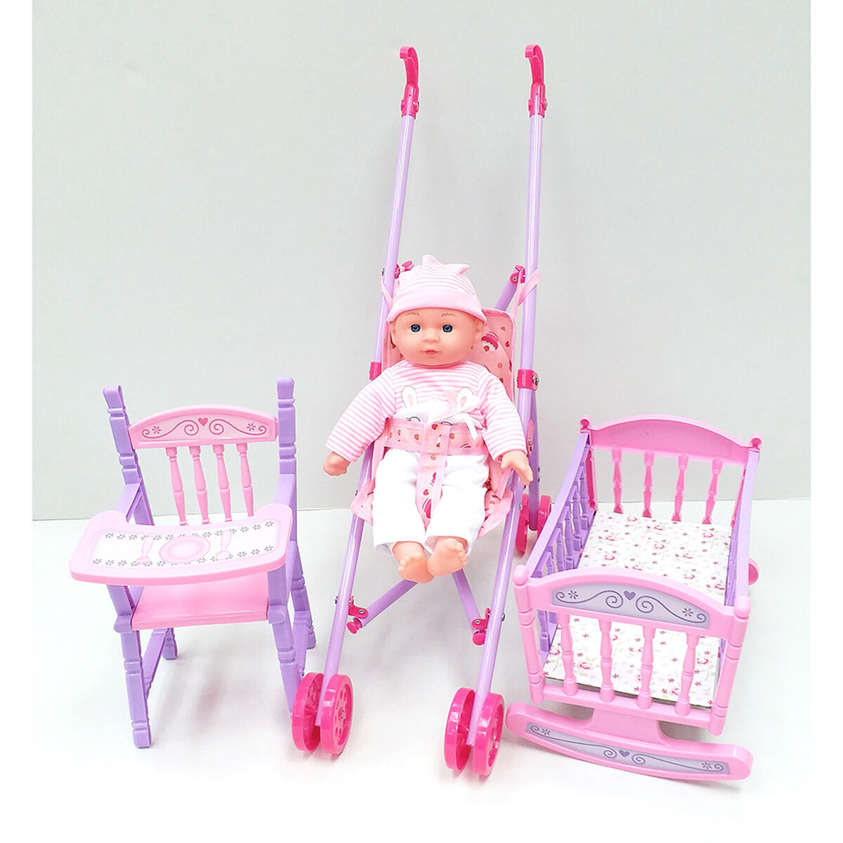 Muñeca Bebe con Accesorios